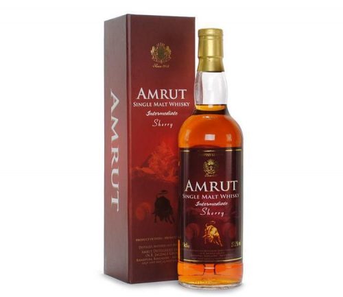 Amrut Intermediate Sherry Cask Strength Single Malt Indian Whisky