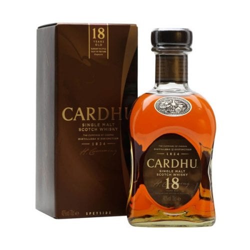 Cardhu 18 Year Old Single Malt Scotch Whisky