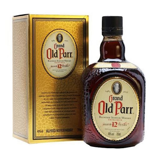 Grand Old Parr 12 Year Blended Scotch whisky 750ml