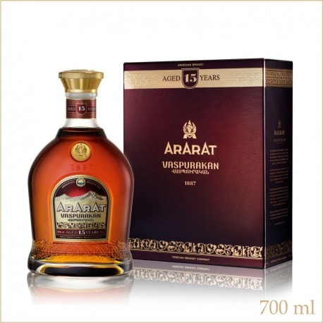 Ararat Vaspurakan Armenian Brandy 15