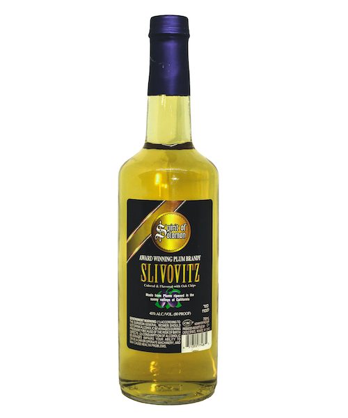 Spirit Of Solomon Slovovitz Plum Brandy
